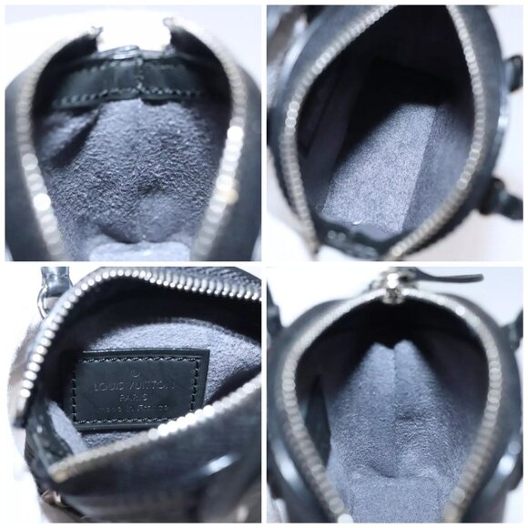 LOUIS VUITTON Epi Mini Lockit Charm Black LV Auth - Picture 14 of 15